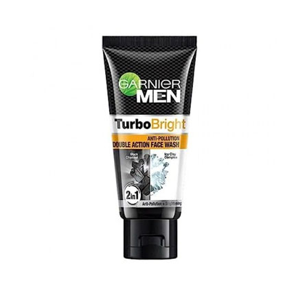 Garnier Face Wash Men Turbo Bright 2 In1  